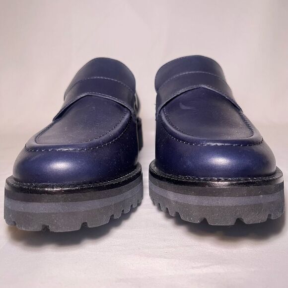 Marc Joseph New York Boulevard CT Leather Loafer Shoes Navy Size 9.5 - Picture 4 of 13